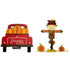 Happy Fall Red Truck & Scarecrow 6 x 6 Laser Cut Scrapbook Embellishment by SSC Laser Designs