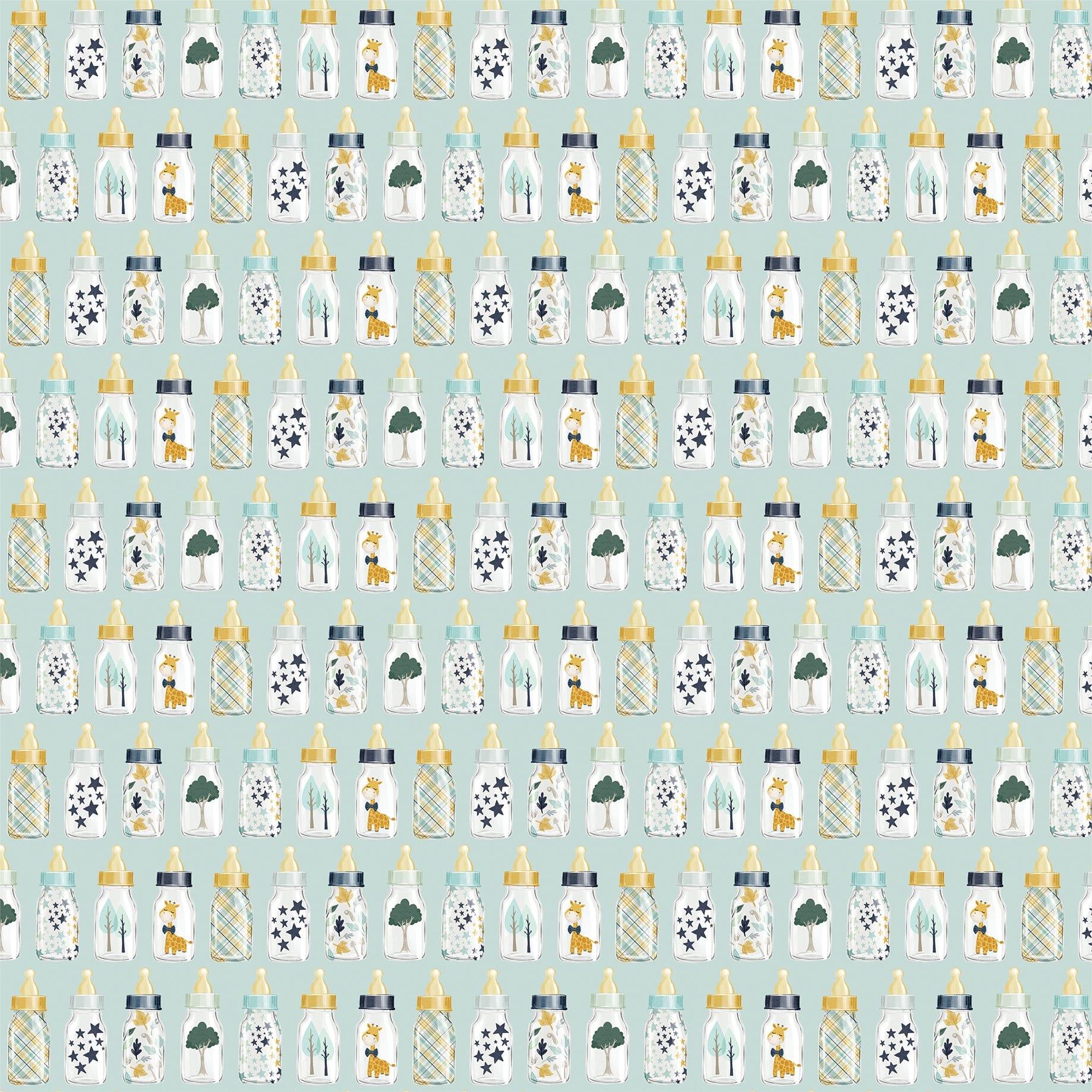 Rock-A-Bye Baby Boy Sticker Sheet - Echo Park Paper Co.