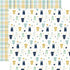 It's A Boy Collection Outfits and Overalls 12 x 12 Double-Sided Scrapbook Paper by Echo Park Paper - Scrapbook Supply Companies