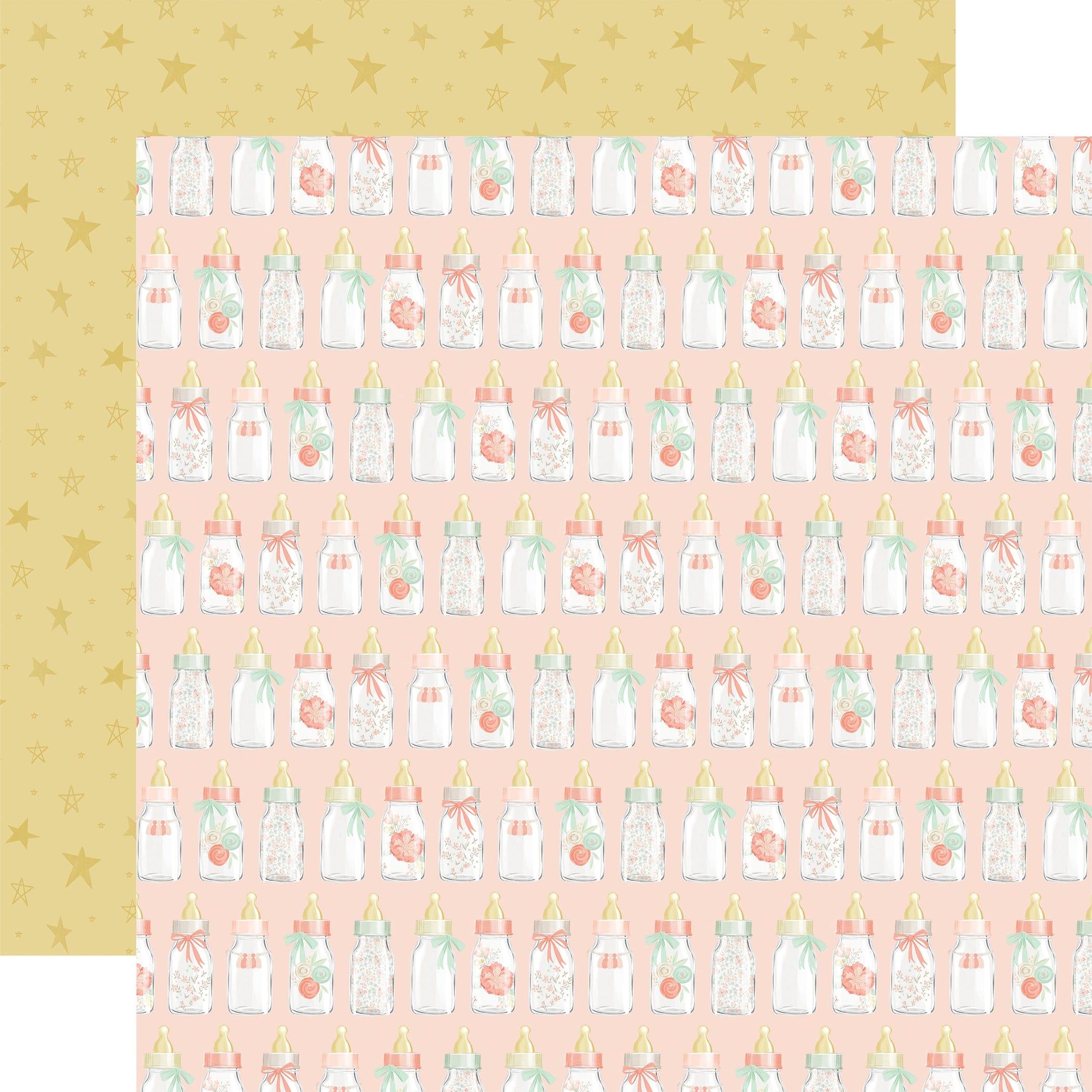 It's a Girl Collection 12 x 12 Double-Sided Scrapbook Paper Kit & Sticker Sheet by Echo Park Paper - 13 Pieces - Scrapbook Supply Companies