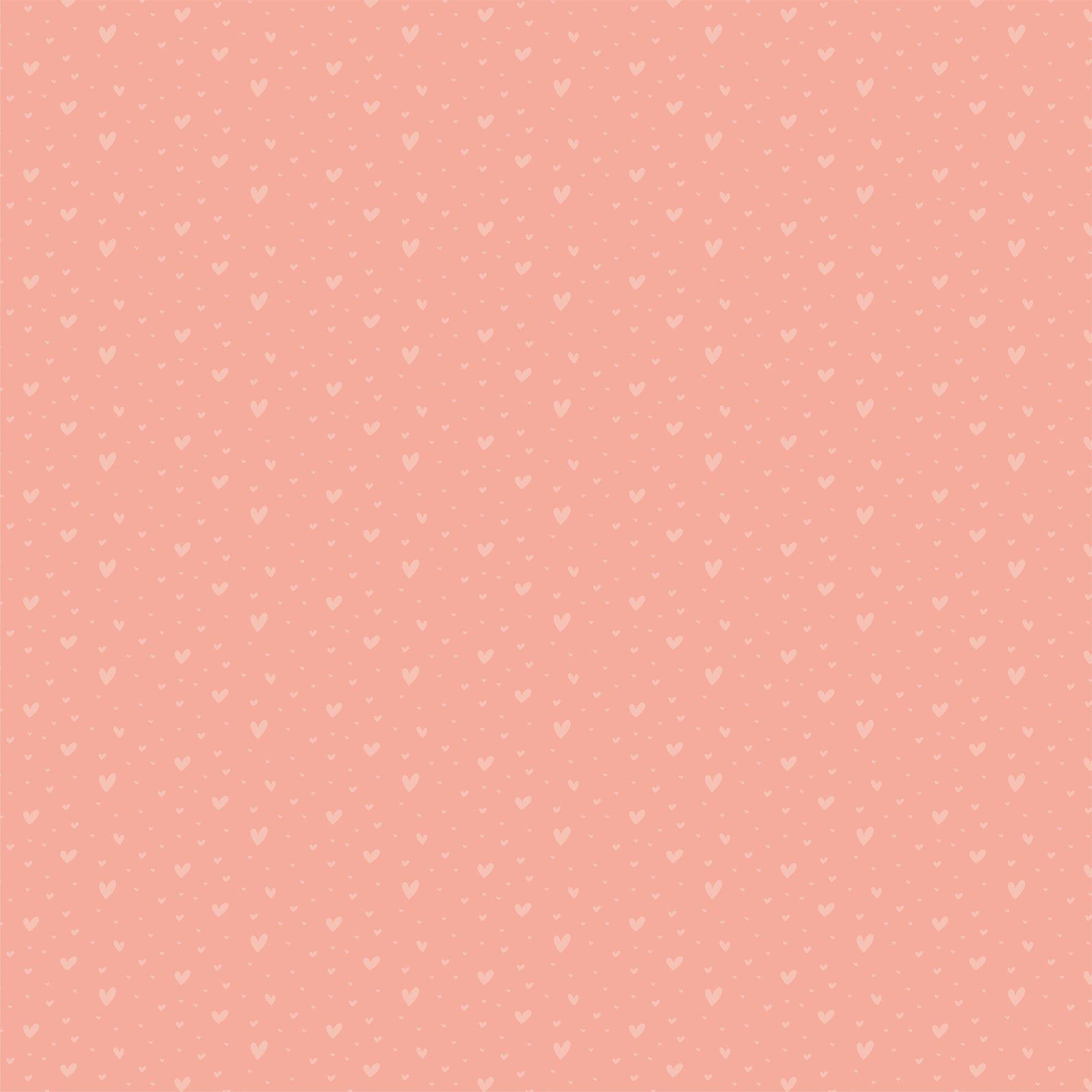 It's A Girl Collection Blushing Blooms 12 x 12 Double-Sided Scrapbook Paper by Echo Park Paper - Scrapbook Supply Companies