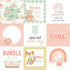 It's A Girl Collection 4 x 4 Journaling Cards 12 x 12 Double-Sided Scrapbook Paper by Echo Park Paper - Scrapbook Supply Companies