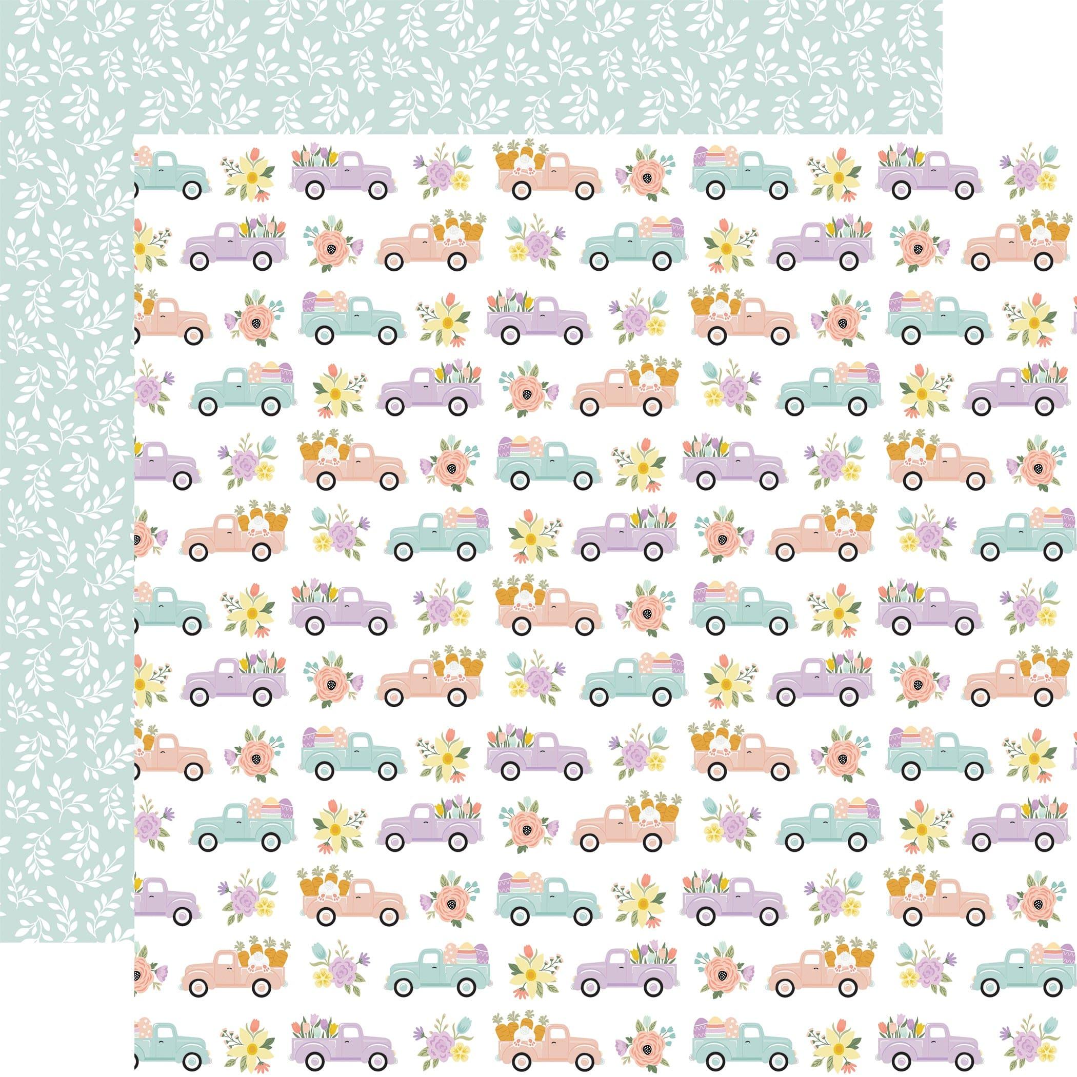 It's Easter Time Collection Garden Goodies 12 x 12 Double-Sided Scrapbook Paper by Echo Park Paper