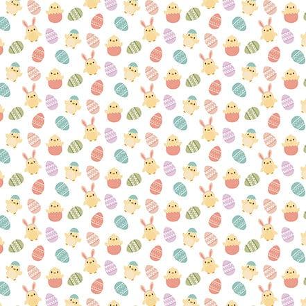 It's Easter Time Collection Easter Tweetings 12 x 12 Double-Sided Scrapbook Paper by Echo Park Paper - Scrapbook Supply Companies