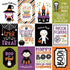 I Love Halloween Collection 3 x 4 Journaling Cards 12 x 12 Double-Sided Scrapbook Paper by Echo Park Paper - Scrapbook Supply Companies