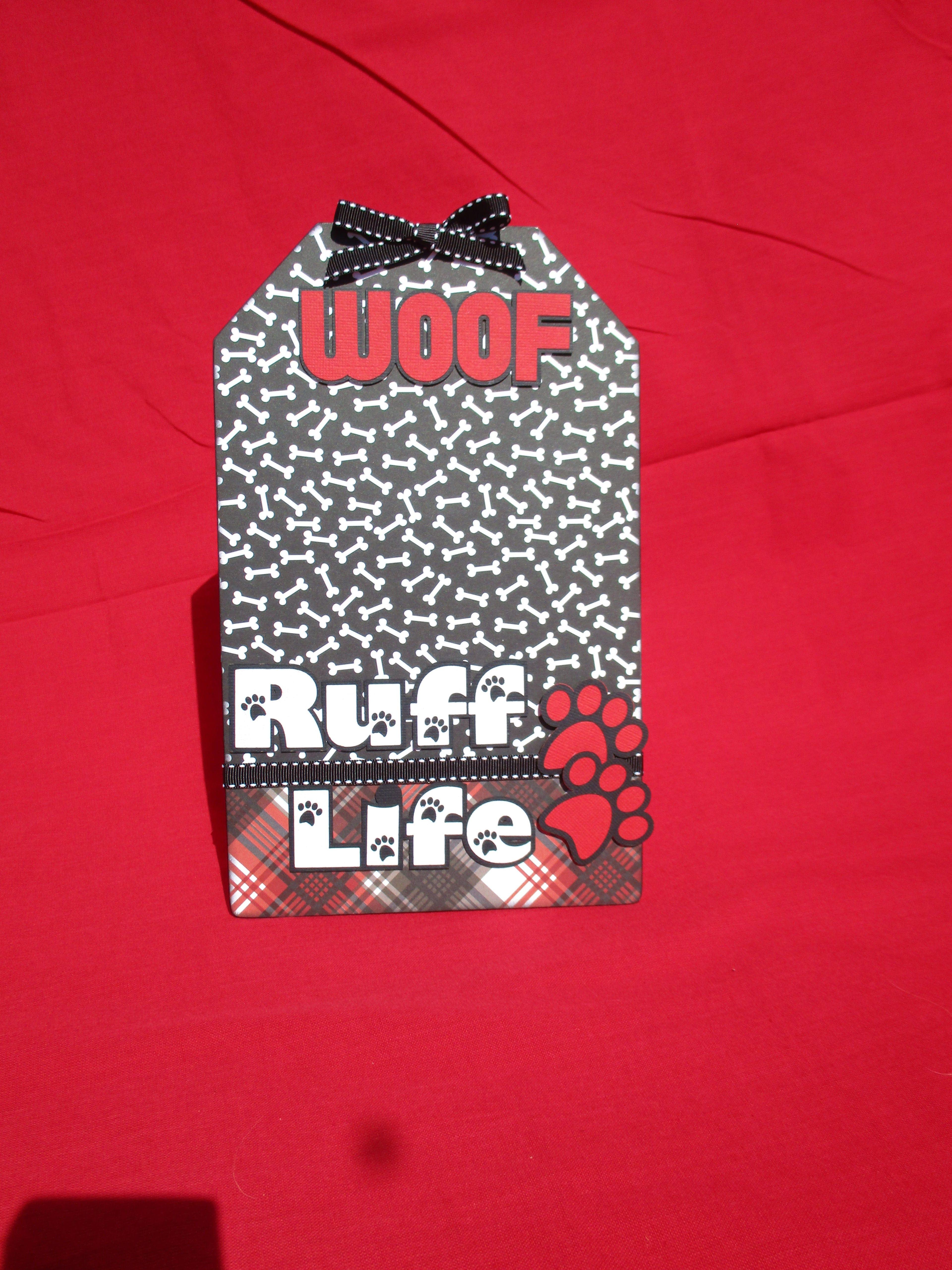 Ruff Life 6.5 x 10 Interactive, Magnetic Photo Frame & Accessory Magnets by SSC Designs - Scrapbook Supply Companies