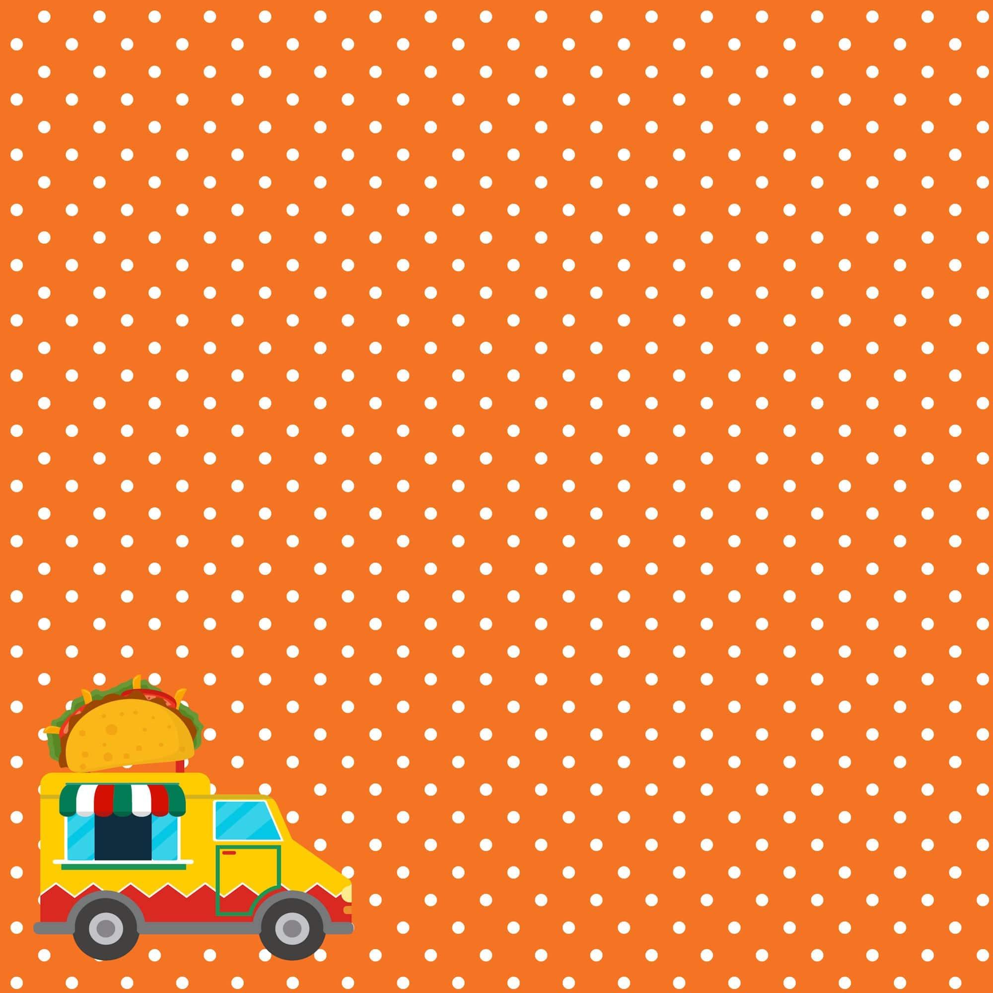 Just Fun Collection Taco Tuesday 12 x 12 Double-Sided Scrapbook Paper by SSC Designs - Scrapbook Supply Companies
