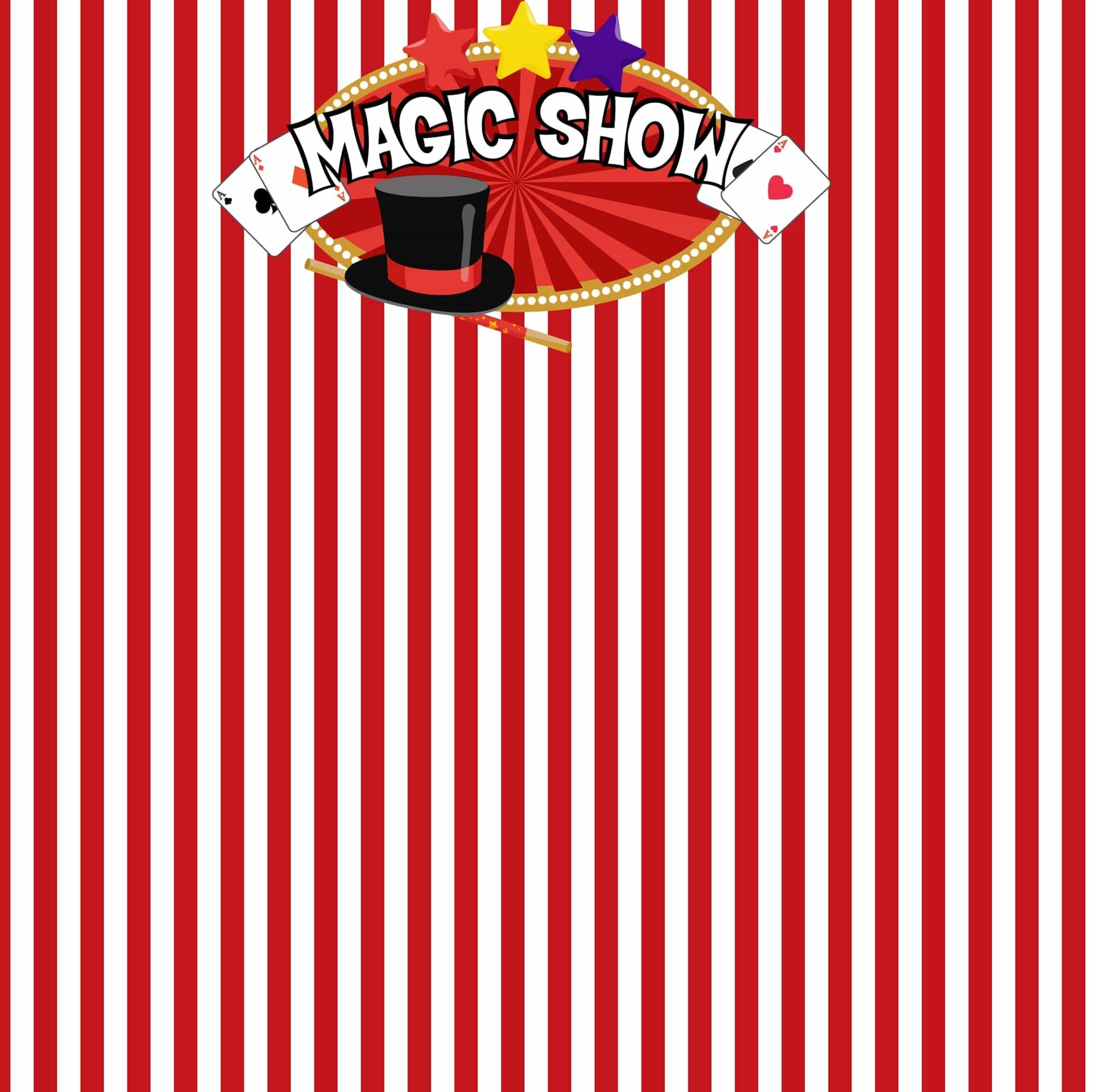 Just Fun Collection Magic Show 12 x 12 Double-Sided Scrapbook Paper by SSC Designs - Scrapbook Supply Companies