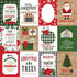 Jingle All The Way Collection 3 x 4 Journaling Cards 12 x 12 Double-Sided Scrapbook Paper by Echo Park Paper - Scrapbook Supply Companies