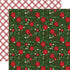 Jingle All The Way Collection Festive Floral 12 x 12 Double-Sided Scrapbook Paper by Echo Park Paper