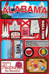 Jetsetters Collection Alabama 5 x 7 Scrapbook Embellishment by Reminisce.