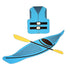 Kayak & Life Vest Scrapbook Laser Embellishments by SSC Laser Designs