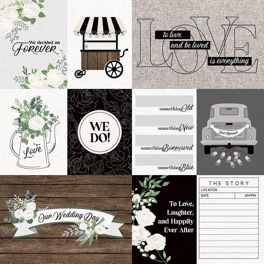 Love & Cherish Collection We Do 12 x 12 Double-Sided Scrapbook Paper by Photo Play Paper - Scrapbook Supply Companies