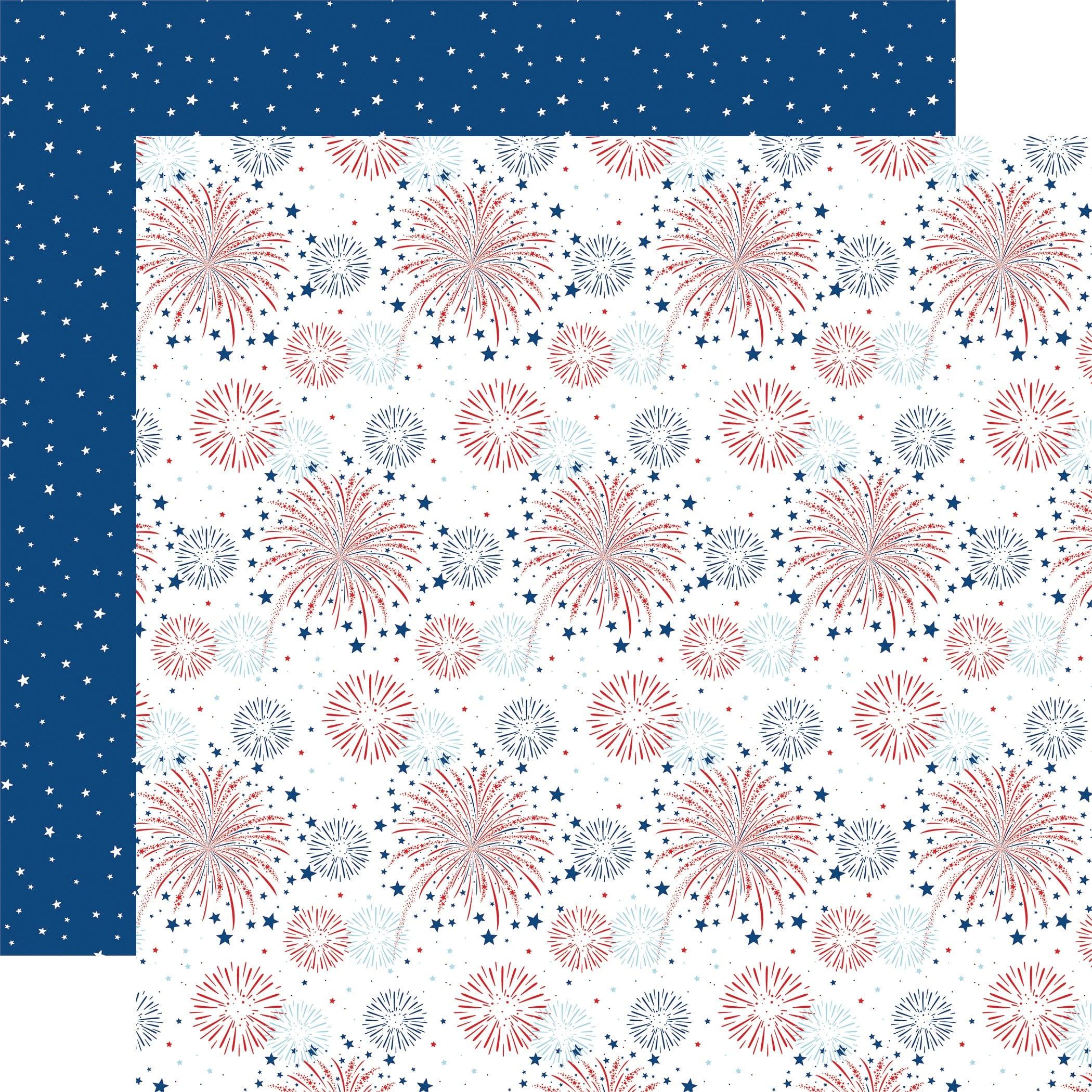 Let Freedom Ring Collection 12 x 12 Double-Sided Scrapbook Paper Kit & Sticker Sheet by Echo Park Paper - 13 Pieces - Scrapbook Supply Companies