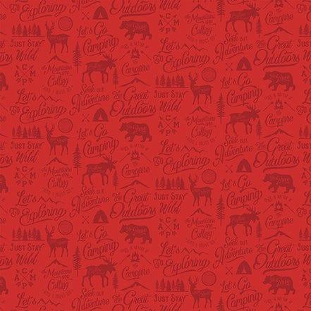 Let's Go Camping Collection 3 x 4 Journaling Cards 12 x 12 Double-Sided Scrapbook Paper by Echo Park Paper - Scrapbook Supply Companies