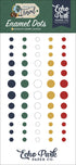 Let's Go Travel Collection 3 x 6 Adhesive Enamel Dot Scrapbook Embellishments by Echo Park Paper