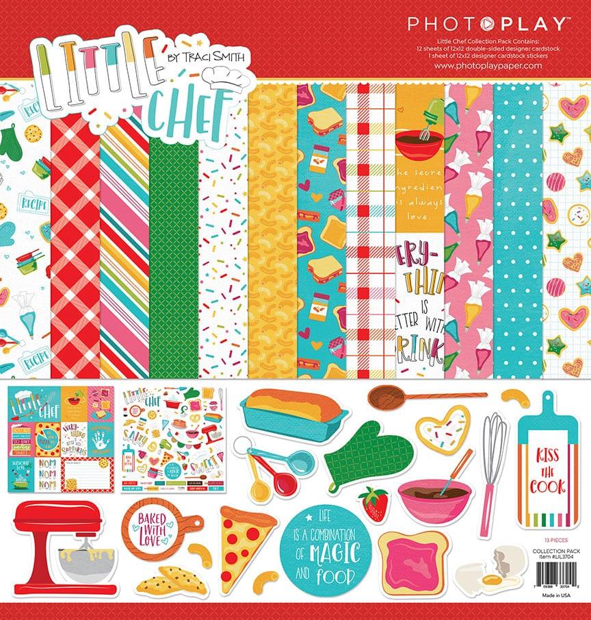 Little Chef Collection 12 x 12 Paper & Sticker Collection Pack by Photo Play Paper - Scrapbook Supply Companies