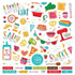 Little Chef Collection 12 x 12 Cardstock Scrapbook Sticker Sheet by Photo Play Paper