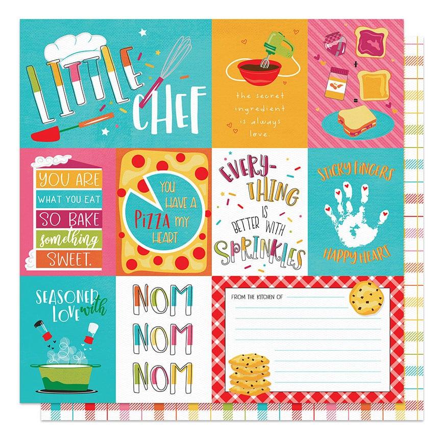 Little Chef Collection 12 x 12 Paper & Sticker Collection Pack by Photo Play Paper - Scrapbook Supply Companies