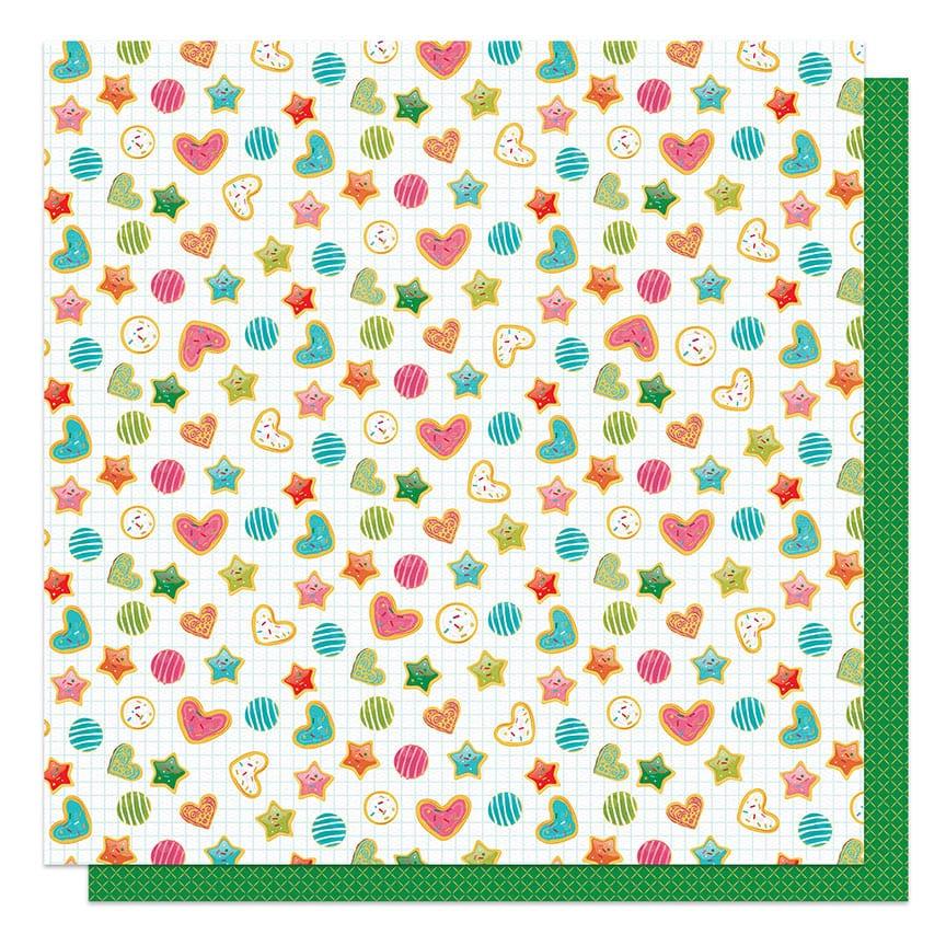 Little Chef Collection Cookies 12 x 12 Double-Sided Scrapbook Paper by Photo Play Paper - Scrapbook Supply Companies