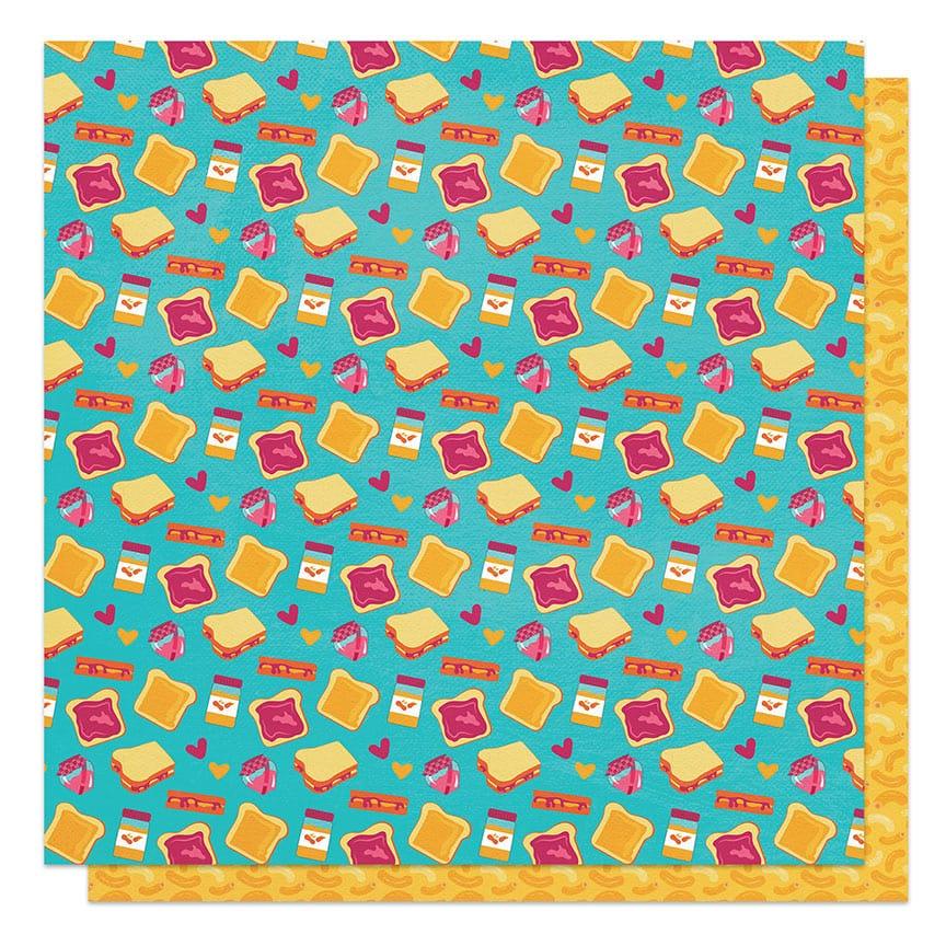 Little Chef Collection Peanut Butter & Jelly 12 x 12 Double-Sided Scrapbook Paper by Photo Play Paper - Scrapbook Supply Companies