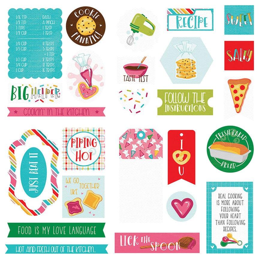 Little Chef Collection 5 x 5 Die Cut Scrapbook Embellishments by Photo Play Paper - Scrapbook Supply Companies