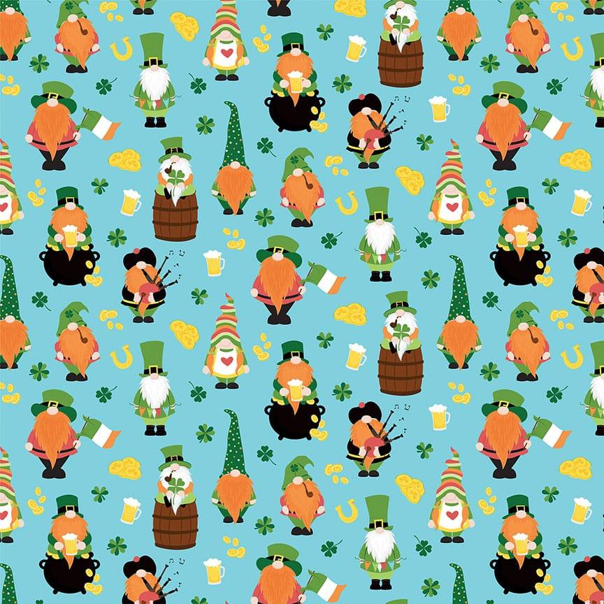 Lucky Charm Collection Kiss Me 12 x 12 Double-Sided Scrapbook Paper by Photo Play Paper - Scrapbook Supply Companies