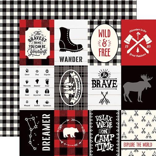 Little Lumberjack Collection 13-Piece Collection Kit by Echo Park Paper-12 Papers, 1 Sticker - Scrapbook Supply Companies