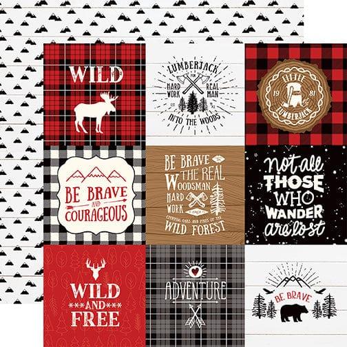 Little Lumberjack Collection 13-Piece Collection Kit by Echo Park Paper-12 Papers, 1 Sticker - Scrapbook Supply Companies