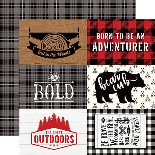 Little Lumberjack Collection 13-Piece Collection Kit by Echo Park Paper-12 Papers, 1 Sticker - Scrapbook Supply Companies