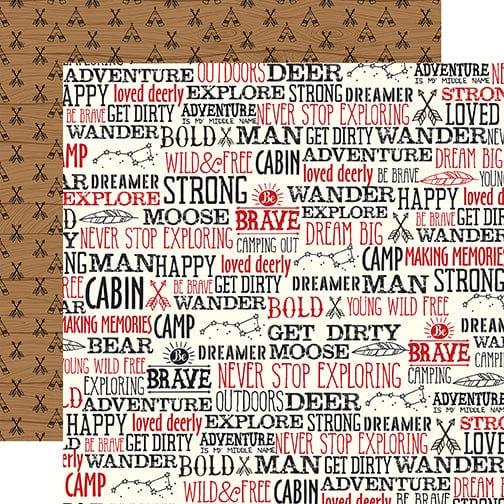Little Lumberjack Collection 13-Piece Collection Kit by Echo Park Paper-12 Papers, 1 Sticker - Scrapbook Supply Companies