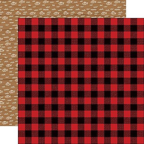 Little Lumberjack Collection 13-Piece Collection Kit by Echo Park Paper-12 Papers, 1 Sticker - Scrapbook Supply Companies