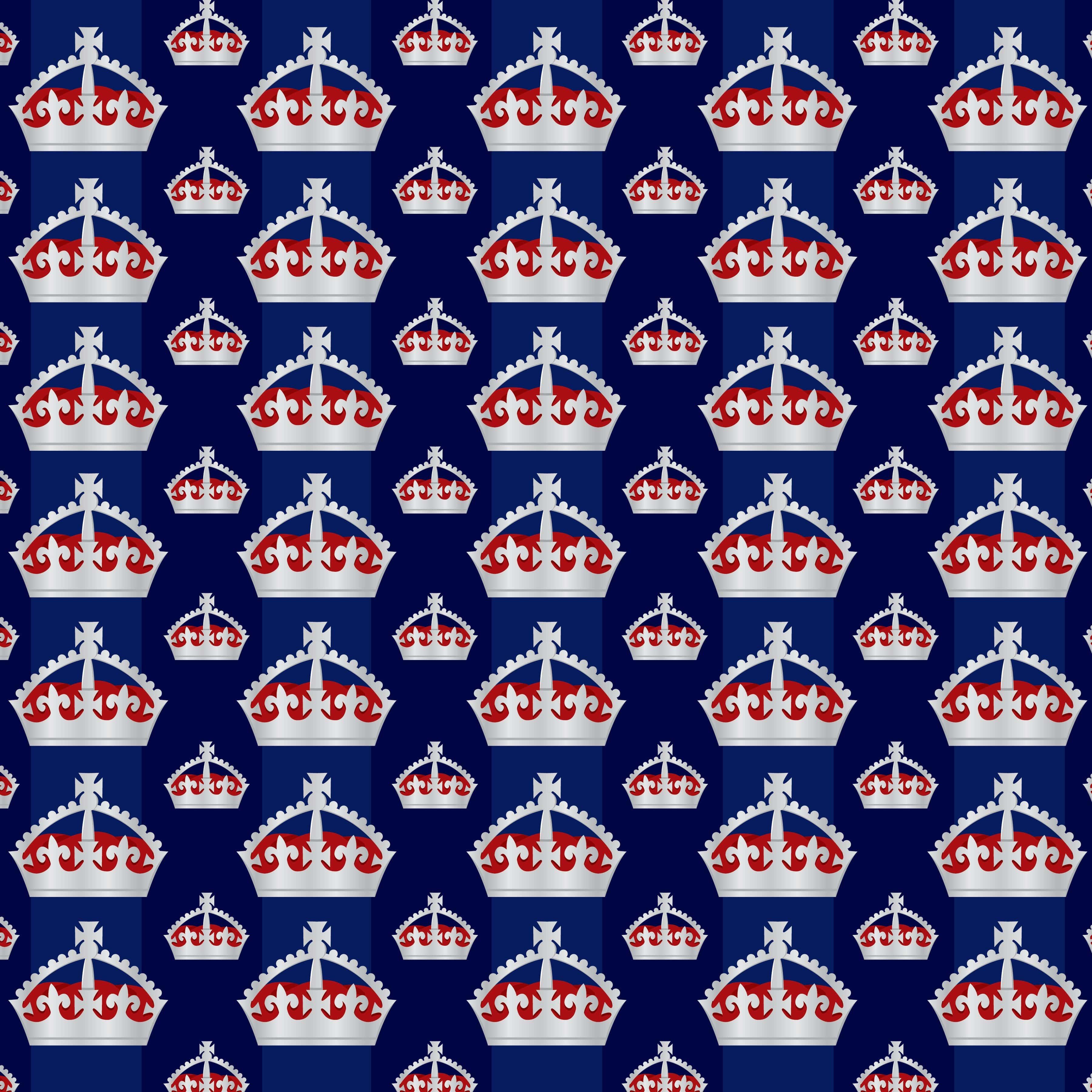 MNineDesign's Jolly Ole London Collection The Crown 12 x 12 Double-Sided Scrapbook Paper by SSC Designs - Scrapbook Supply Companies