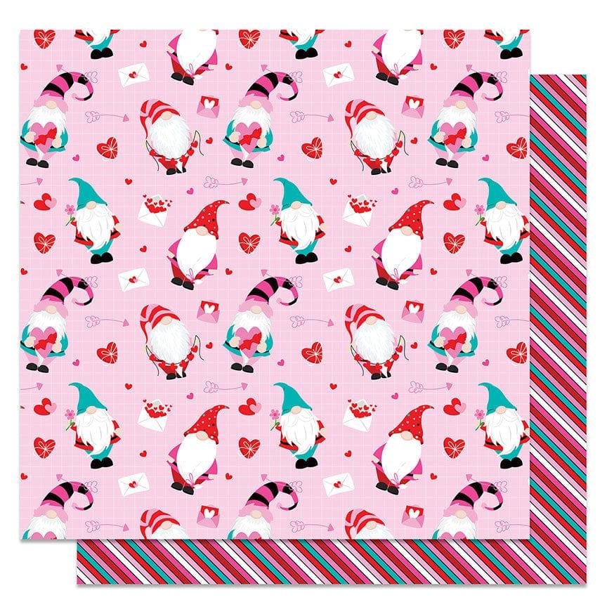 Tulla & Norbert's Love Story Collection Be Mine 12 x 12 Double-Sided Scrapbook Paper by Photo Play Paper - Scrapbook Supply Companies