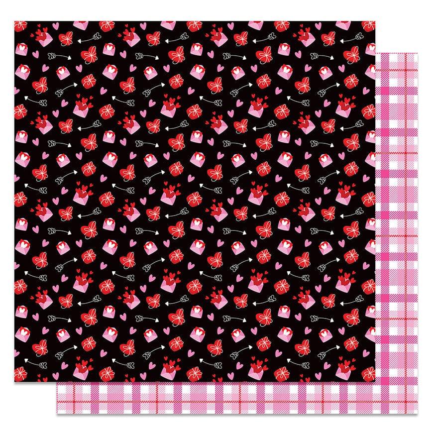 Tulla & Norbert's Love Story Collection Love You 12 x 12 Double-Sided Scrapbook Paper by Photo Play Paper
