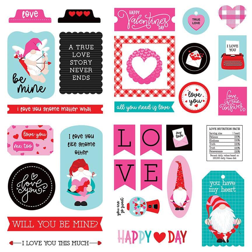 Tulla & Norbert's Love Story Collection Ephemera 5 x 5 Scrapbook Die Cuts by Photo Play Paper - Scrapbook Supply Companies