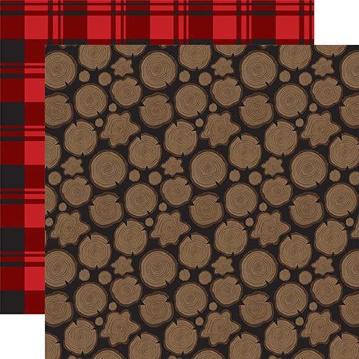 Let's Lumberjack 13-Piece Collection Kit by Echo Park Paper-12 Papers, 1 Sticker - Scrapbook Supply Companies