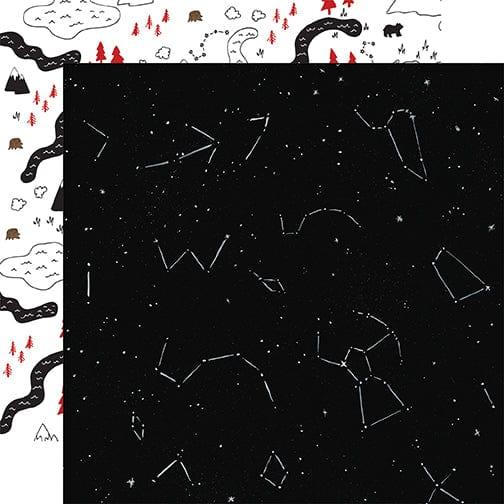 Let's Lumberjack Collection Under The Stars 12 x 12 Double-Sided Scrapbook Paper by Echo Park Paper - Scrapbook Supply Companies