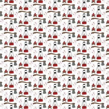 Let's Lumberjack Collection Adventure Awaits 12 x 12 Double-Sided Scrapbook Paper by Echo Park Paper - Scrapbook Supply Companies