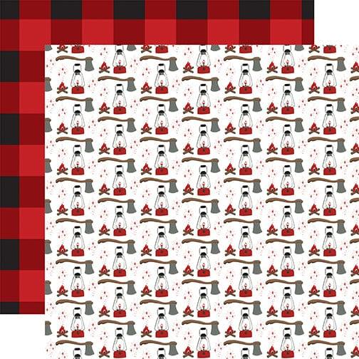 Let's Lumberjack Collection Adventure Awaits 12 x 12 Double-Sided Scrapbook Paper by Echo Park Paper