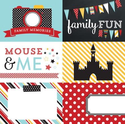 Magical Adventure Collection 4 x 6 Journaling Cards 12 x 12 Double-Sided Scrapbook Paper by Echo Park Paper - Scrapbook Supply Companies
