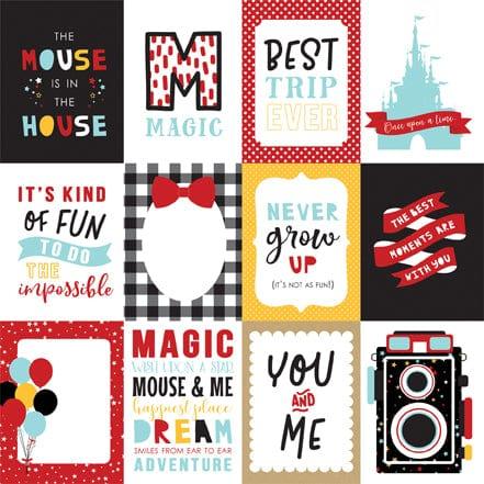 Magical Adventure 2 Collection 3 x 4 Journaling Cards 12 x 12 Scrapbook Paper by Echo Park Paper - Scrapbook Supply Companies