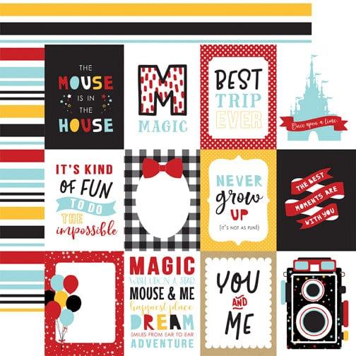 Magical Adventure 2 Collection 3 x 4 Journaling Cards 12 x 12 Scrapbook Paper by Echo Park Paper - Scrapbook Supply Companies