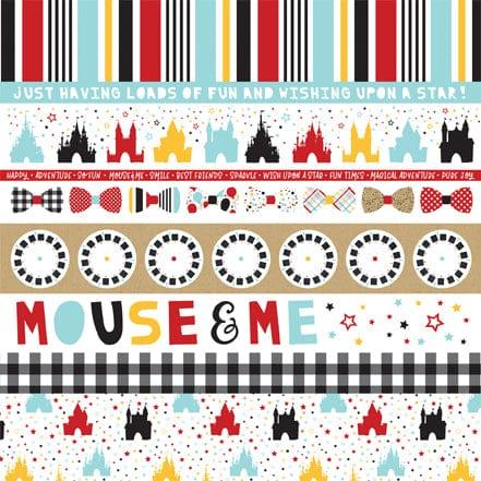 Magical Adventure 2 Collection Border Strips 12 x 12 Scrapbook Paper by Echo Park Paper - Scrapbook Supply Companies