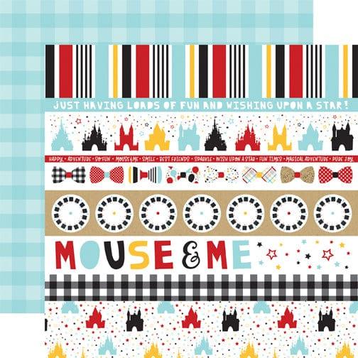 Magical Adventure 2 Collection Border Strips 12 x 12 Scrapbook Paper by Echo Park Paper