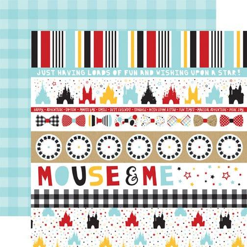 Magical Adventure 2 Collection Border Strips 12 x 12 Scrapbook Paper by Echo Park Paper - Scrapbook Supply Companies