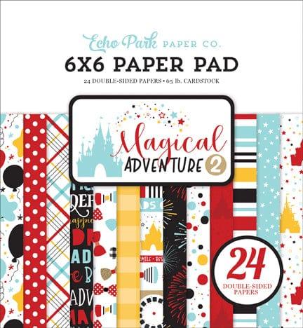 Magical Adventure 2 Collection 6 x 6 Paper Pad by Echo Park Paper - 24 Double-Sided Papers - Scrapbook Supply Companies