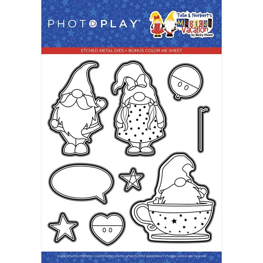 Tulla & Norbert's Magical Vacation Collection Etched Metal Dies by Photo Play Paper - Scrapbook Supply Companies