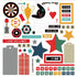 You're the Man Collection 12 x 12 Cardstock Scrapbook Card Kit Sticker Sheet by Photo Play Paper