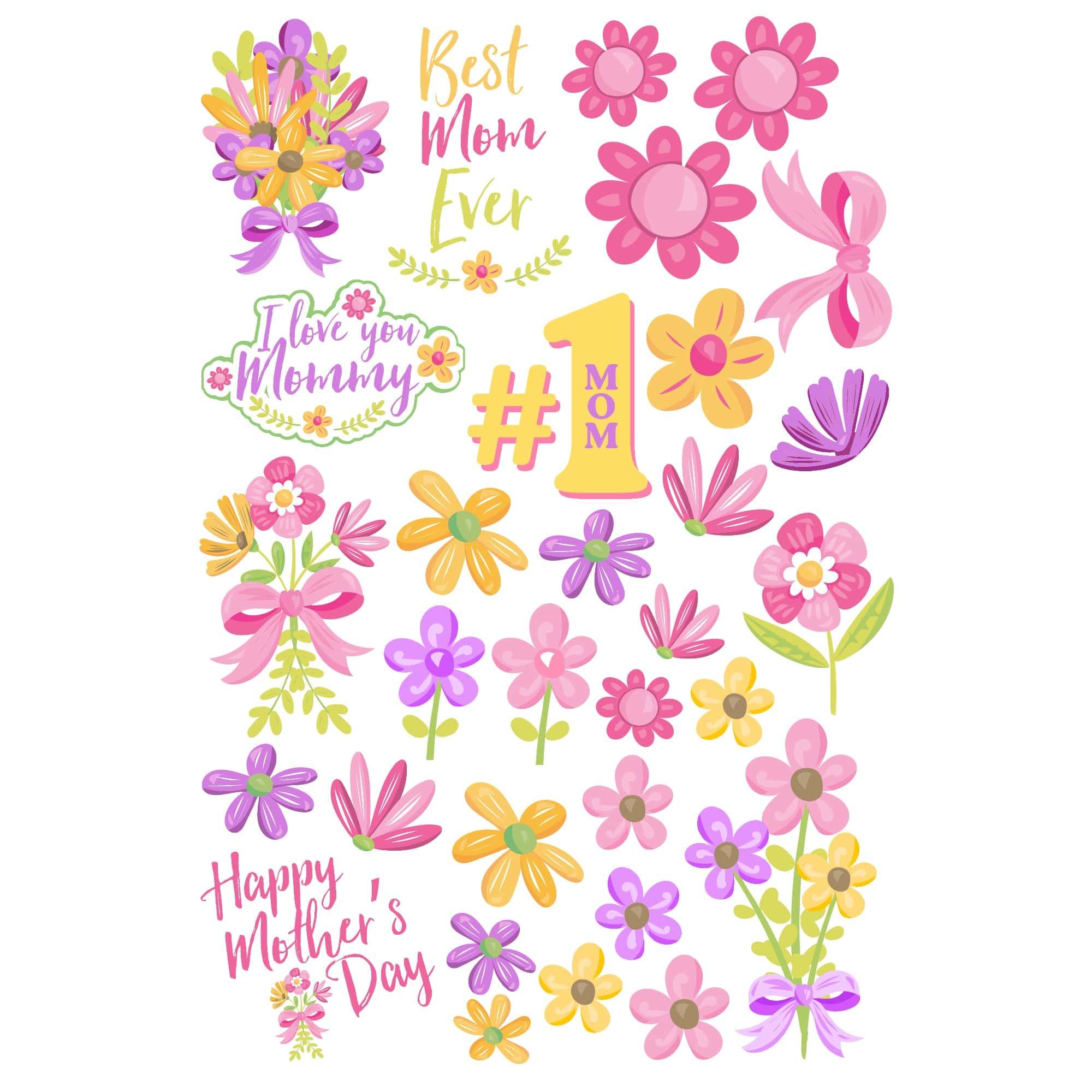 Mother's Day 12 x 12 Scrapbook Paper & Embellishment Kit by SSC Designs